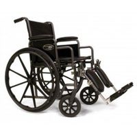 E&J Traveler SE Wheelchair - 20x16 Detachable Desk Arm, Elevating Legrest - 3E010330