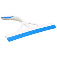 Squeegee Multipurpose Cleaner - Shower Windows Windshield Mirrors and More - Lightweight - Comfortable Grip - Silicone Blade