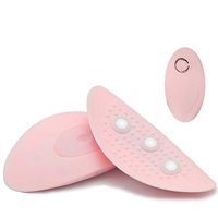 GCCLCF Heating Wireless Breast Massager Skin-Friendly Silicone Invisible Portable Breast Enlargement Enhancer Massage Machine