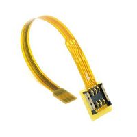 CableCC Micro SIM Card to Nano SIM Kit Male to Female Extension Soft Flat FPC Cable Extender 10cm