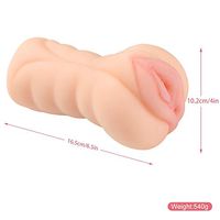KJHM lifelike enjoy Silicone TPE Torso Lovely Doll Ma-ssa-ger C-up 2 in 1 P?&cket Pû&ss-ys Soft Model for Men - Privacy Package sweet sweet