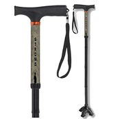 Folding Walking Cane Gel Soft Handle Footed Quad Cane Tip Adjustable US Army Strong Military Veteran BFunkyMobility