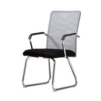 ZLFLD Office Chair Room Table Tubular Waterproof Table Comfort is not Easy to wash Table Home Table Employee Table Office Chair Office Chair (Color : Gray)