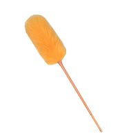 Hand Duster Cleaning Duster Fan Floor Duster with Long Wooden Handle