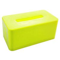 Creative Lovely Rectangular Paper Box Household Living Room Toilet Paper Tissue Box, Green