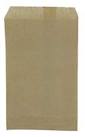 N'ice Packaging 200 Kraft Flat Paper Bags Good for Candy, Cookies, Small Gift, Crafts, Party Favor, Sandwich, or Merchandising - no Gussett (Kraft, 4" x 6")