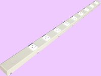 36 in Hardwired Power Strip, Beige