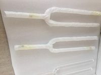4th octave transparent crystal tuning forks 16mm,perfect pitch 7Pc/set, Standard 432HZ for sound healing.