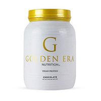 Golden Era Nutrition Organic Plant Based Vegan Protein Powder, Chocolate Flavor, Vegan, Low Net Carbs, Non Dairy, Gluten Free, Lactose Free, No Sugar Added, Soy Free, Kosher, Non-GMO, 2.45 Pounds