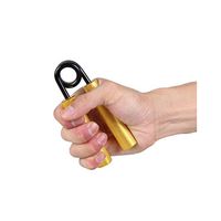 JXLBB Grip Men Professional Forearm Muscle Wrist Force Fitness Finger Force Trainer Arm Home Exercise Finger Metal Knurled Slip Design Hand Strength Training 350 Lbs (Color : Gold)