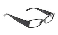 Reading Glasses for Women - Spring Hinge Plastic Ladies Readers（Black，+0.75）