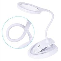 ElectroOptix 2-in-1 Magnifying Glass 10X Magnification LED Lamp Lighted Magnifier with Stand & Clamp for Desk,Sewing,Table Bright Light for Reading,Crafts
