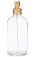 Apothecary Glass Fine Mist Bottle with Gold Aluminum Sprayer (1)