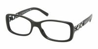 Prada Women's 13m Shiny Black Frame Plastic Eyeglasses, 53mm