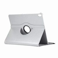 iPad Pro 12.9 Case,MeiLiio 360 Degree Rotating Lightweight PU Leather Smart Cover with Auto Sleep/Wake Folding Multi-angle Viewing Folio Flip Case Screen Stand for iPad Pro 12.9 inch,Silver