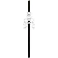Halloween Party Skeleton Straw (Pack of 6)