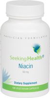 Seeking Health | Niacin | 50 mg | Vitamin B3 Supplement | 100 Vegetarian Capsules | Non-GMO