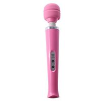 10 Speeds Rechargeable Wired Powerful Handheld Wand Massager with Strong Vibration, Personal Therapy Massager for Sports Recovery, Muscle Aches, Body Pain