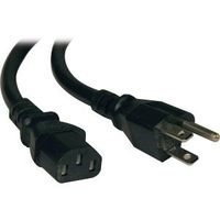 Tripp Lite Standard Computer Power Cord - 10A,18AWG (NEMA 5-15P to IEC-320-C13) 20-ft. - P006-020