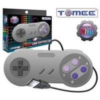 New Snes Tomee Usb Controller Eight-Way Directional Pad And Six Digital Buttons Works For Pc And Mac