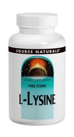 Source Naturals L-Lysine Free Form -Amino Acid Supplement Supports Energy Formation & Collagen - 100 Capsules