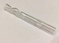 1 Pieces. Glass Filter Tips, Reusable Mouth Glass Rolling Smoking, Medical Glass. (Clear)