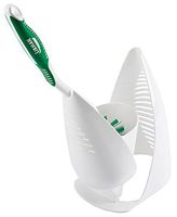 Libman 1022 Premium Angled Toilet Bowl Brush and Caddy with hygienic Drying Slits