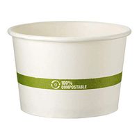 World Centric BO-PA-16 Compostable Paper Bowl, 16 oz. (Pack of 500)