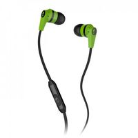 Skullcandy S2IKFY-323 Ink'd 2.0  Earbud Headphones with Mic (Lime Green/Black)
