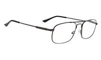 Titanium Reading Glasses for Women Men Reading Bendable Reader Eyeglasses with Double Bridge (Gunmetal +2.25)