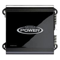 Jensen POWER 400.2 Two-channel Amplifier, 400 Watts Total Peak Power, Sensitivity 4000mV-5V, Full Range Operation, Pass-thru RCAs, LED Status Indicator, Thermal Overload Protection