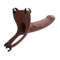 QINXIAOGAO Pleasure Stráp ǒn Hǒllǒw for Male - Silicone Waterproof - Amazing Size LIAN-LL1925 Love (Color : Brown)