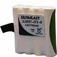 Dantona Industries, Inc - Nabc Ultralast Ulkebt-072-B Nickel-Metal Hydride Radio Battery - Nickel-Metal Hydride (Nimh) - 700Mah - 4.8V Dc "Product Category: Power Equipment/Batteries"
