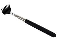 Back Scratcher Extendable Telescopic Massager Adjustable Portable 26" Colors Non Slip Grip By Spreezie (Black)