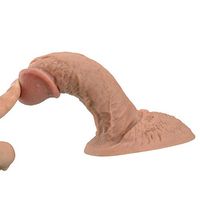 6.6 Inch Massage with Strong Base Massage Wand Suction Cup Relax Massager Toys （Liquid Silicone） - Toys of Love