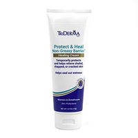 TriDerma Protect & Heal Non-Greasy Barrier Fast Healing Cream Helps Protect Against Skin Breakdown and Chafing (4 oz)