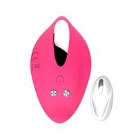 PTS 12 Frequencies Waterproof Vibrarter Remote Control Body Masager Rechargeable Six Toy for Women (ROS Red)