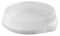 Ecosource PETE Dome Lid for Stalkmarket 9-inch Sugarcane Plates, 200-Count Case