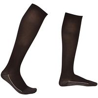 EvoNation Men's Copper USA Made Graduated Compression Socks 20-30 mmHg Firm Pressure Medical Quality Knee High Orthopedic Support Stockings Hose - Comfort Fit, Circulation, Travel (Large, Black)