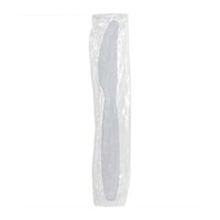 Karat U3521W 7.6" Poly-Wrapped Heavy-Weight Disposable Knife, White (Pack of 1000)