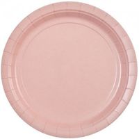 Pans Pro Party Colors 9" Round Dinner Paper Plate's (60, Light Pink)