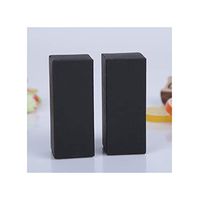 Flower of Summer 50Pcs White Black Kraft Paper Packaging Box Cosmetics Party Gift Cardboard Boxes Tubes,Black,3.6X3.6X9Cm 30Ml