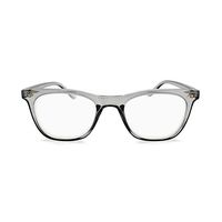 2Seelife Clear Computer Reading Glasses for Women: Fashion Readers, Retro Square Eyeglasses Frame, Blue Light Blocking Lens | Gray, 1.75
