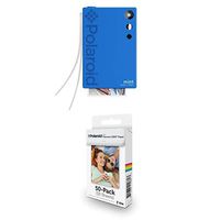 Polaroid Mint Instant Print Digital Camera (Blue) with Polaroid 2x3ʺ Premium Zink Zero Photo Paper 50-Pack
