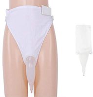 Reusable Male Female Urine Bag, Collection Pouch Silicone Urine Funnel Pee Holder Collector with 2 Urine Catheter Bags 1000ml&2000ml