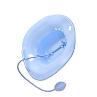 QBYLYF Sitz Bath Hip Bath Tub Flusher Bath Basin Fumigation Medical Grade Seatz Bath for Pregnant Women Hemorrhoids Patients On The Toilet Hip Bath Tub & Flusher (Color : Blue)