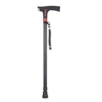 ZSH-GZ Folding Canes, Such as LEDs, Lightly Adjustable Canes, for Balance, Mobile Assist, Grey Marble, for Men, Women, Arthritis, Seniors and The Elderly, Smart Cane Radio