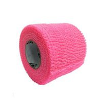 Pink Self-Adherent Sports Tape for Breast Cancer Awareness - 1.5 inch, 6 rolls