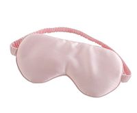 Maxfeel 100% Two Sides Pure Silk Eye Mask Soft Sleep Eye mask Blindfold (Pink)