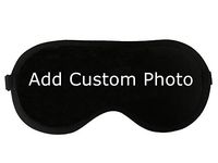 lttcbro Custom Sleep Eye Mask Personalized Funny Soft Nighttime Sleeping Masks Blindfold for Travel (Custom Photo)
